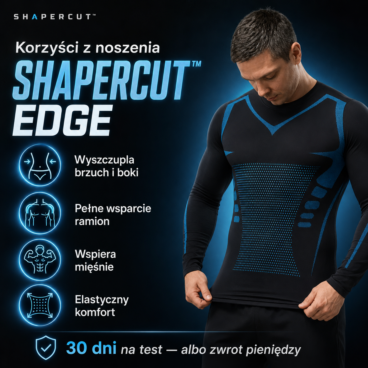 SHAPERCUT™ EDGE | Maksymalne wsparcie, od ramion po biodra
