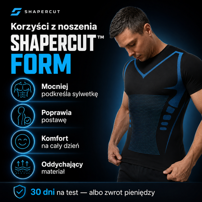 SHAPERCUT™ FORM | Kompresja od ramion do talii — przez cały dzień
